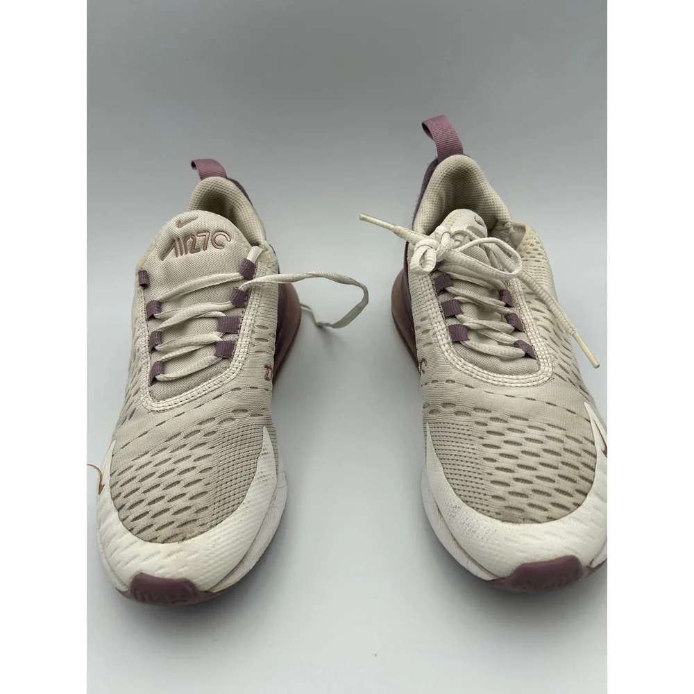 Nike Air Max 270 Light Orewood Brown Burgundy GS 5.5Y 943345-110 Sneakers